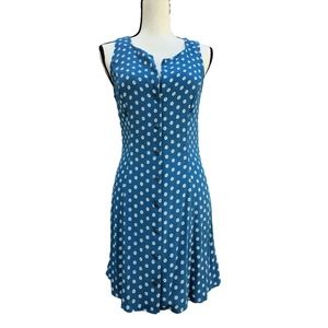 Reformation Rilynn mini dress in Jimmy Blue and white floral size 8